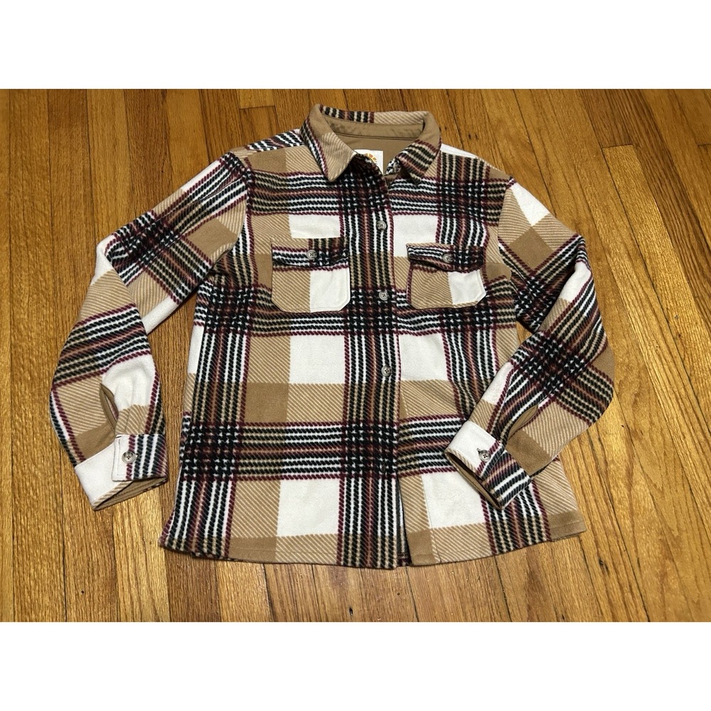 C&C California Women's Plaid Long Sleeve Shacket size Small